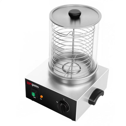 GGM Gastro Commercial Hot Dog Steamer - 800W - with Lid