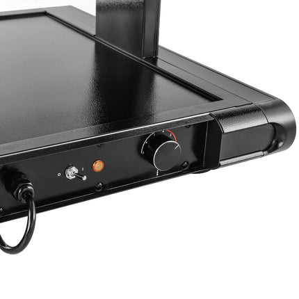GGM Gastro Commercial Hot Plate - 1528mm - 1.26 kW - with Toughened Glass Sneeze Screen