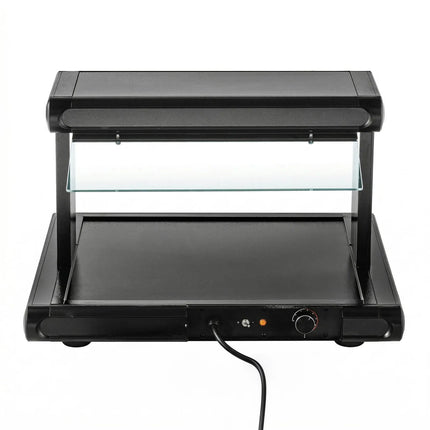 GGM Gastro Commercial Hot Plate - 919mm - 630 W - with Toughened Glass Sneeze Screen