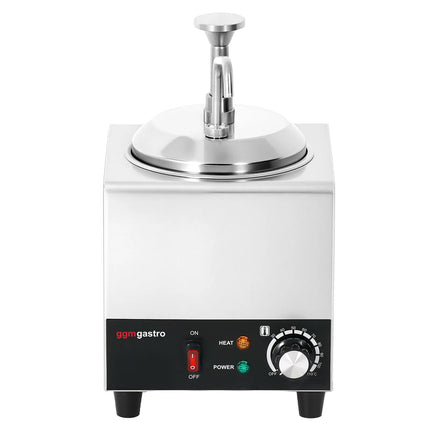 GGM Gastro Commercial Hot Sauce Dispenser with Pump - 600W - 2L - incl. insert