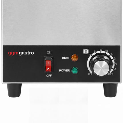 GGM Gastro Commercial Hot Sauce Dispenser with Pump - 600W - 2L - incl. insert