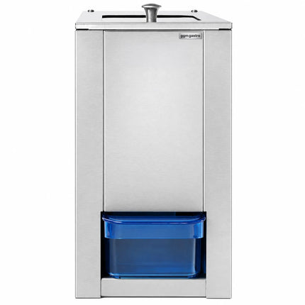 GGM Gastro Commercial Ice Crusher - 3kg/min - 80W - Stainless steel - incl. 1kg storage hopper