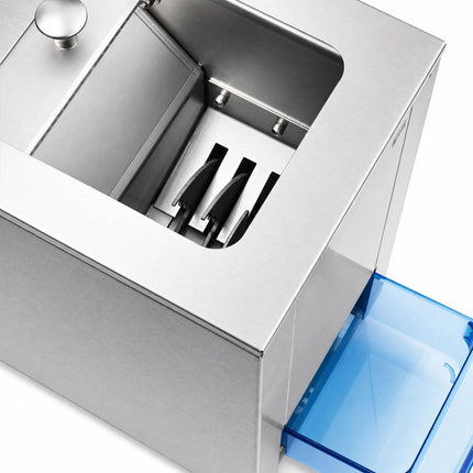 GGM Gastro Commercial Ice Crusher - 3kg/min - 80W - Stainless steel - incl. 1kg storage hopper