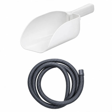 GGM Gastro Commercial Ice Crusher - 5kg/min - 140W - Stainless steel - incl. 5kg storage hopper