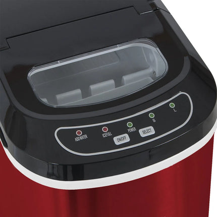 GGM Gastro Commercial Ice Machine - Bullet - 12 kg/24 h - Red