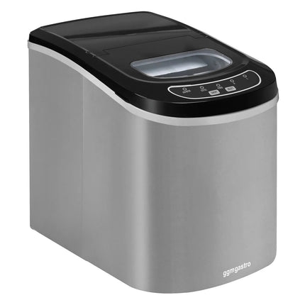 GGM Gastro Commercial Ice Machine - Bullet - 12 kg/24 h - Silver