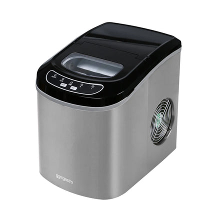GGM Gastro Commercial Ice Machine - Bullet - 12 kg/24 h - Silver