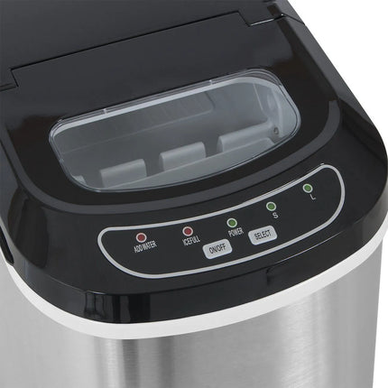 GGM Gastro Commercial Ice Machine - Bullet - 12 kg/24 h - Silver