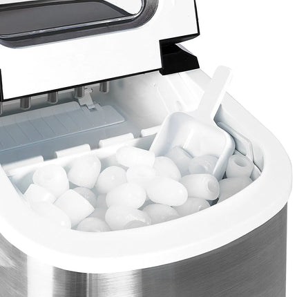 GGM Gastro Commercial Ice Machine - Bullet - 12 kg/24 h - Silver