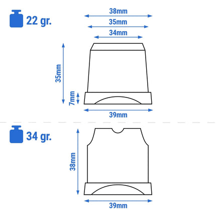 GGM Gastro Commercial Ice Machine - Bullet- 132 kg/24 h