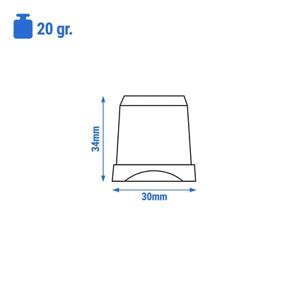 GGM Gastro Commercial Ice Machine - Bullet - 20 kg/24 h