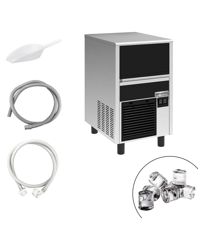 GGM Gastro Commercial Ice Machine - Bullet - 26 kg/24 h - with Drain Pump