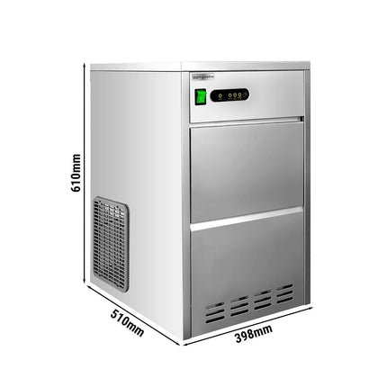 GGM Gastro Commercial Ice Machine - Bullet - 28 kg/24 h - Water cooled