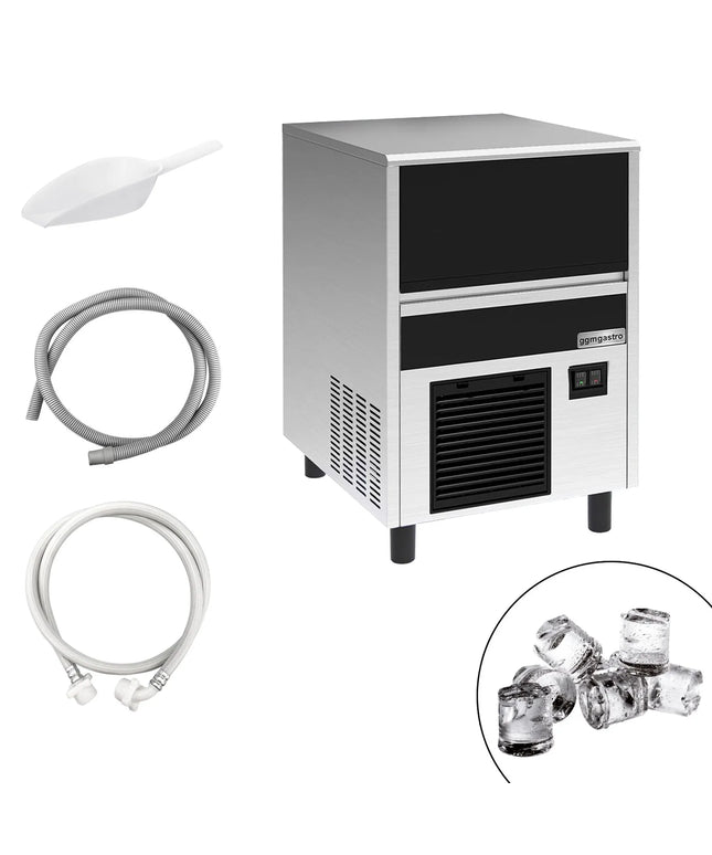 GGM Gastro Commercial Ice Machine - Bullet - 37 kg/24 h - with Drain Pump