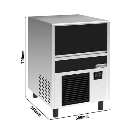 GGM Gastro Commercial Ice Machine - Bullet - 37 kg/24 h - with Drain Pump