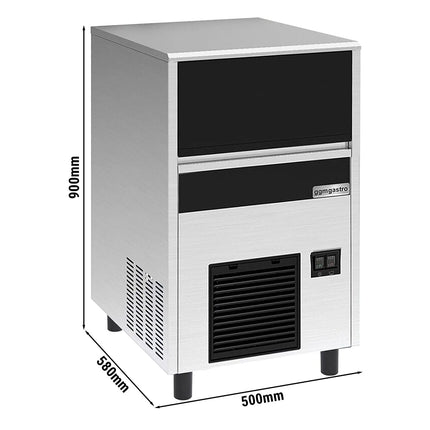 GGM Gastro Commercial Ice Machine - Bullet - 57 kg/24 h - with Drain Pump