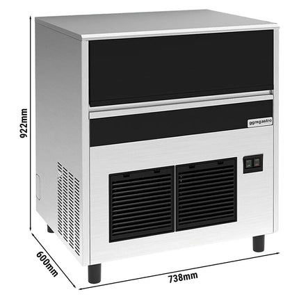 GGM Gastro Commercial Ice Machine - Bullet - 85 kg/24 h - with Drain Pump