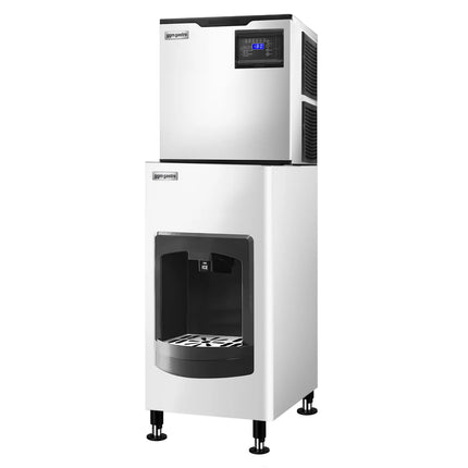 GGM Gastro Commercial Ice Machine - Cube - 160 kg/24 h - mit Eiswüfelspender