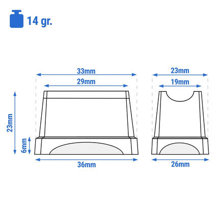 GGM Gastro Commercial Ice Machine - Cube - 23 kg/24 h