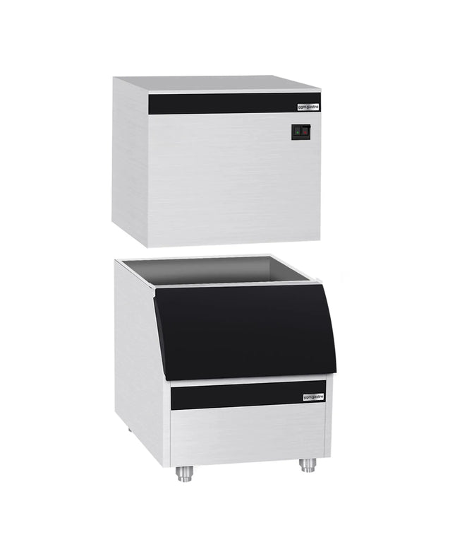 GGM Gastro Commercial Ice Machine - Cube - 230 kg/24 h - incl. storage container