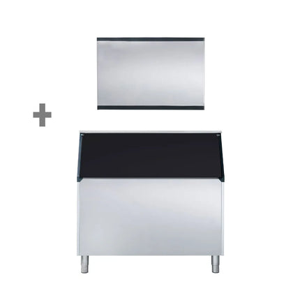 GGM Gastro Commercial Ice Machine - Cube - 403 kg/24 h - incl. ice storage container