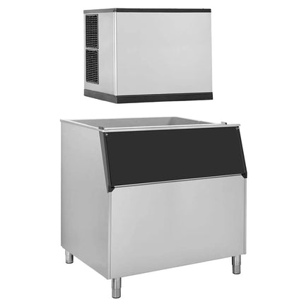 GGM Gastro Commercial Ice Machine - Cube - 403 kg/24 h - incl. ice storage container