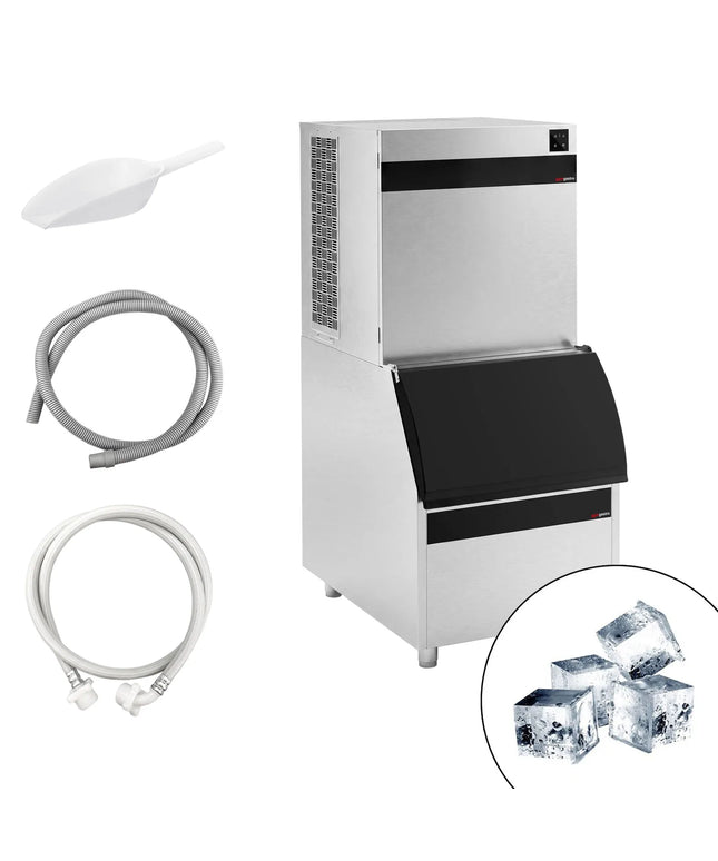 GGM Gastro Commercial Ice Machine - Cube - 450 kg/24 h - incl. storage container