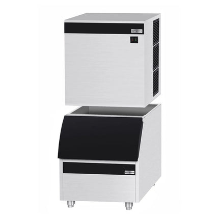 GGM Gastro Commercial Ice Machine - Cube - 450 kg/24 h - incl. storage container