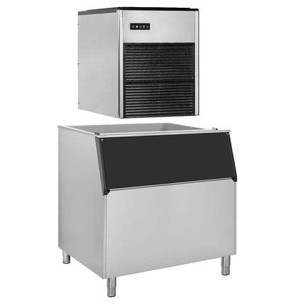 GGM Gastro Commercial Ice Machine - Nugget - 335 kg/24 h - incl. ice storage container