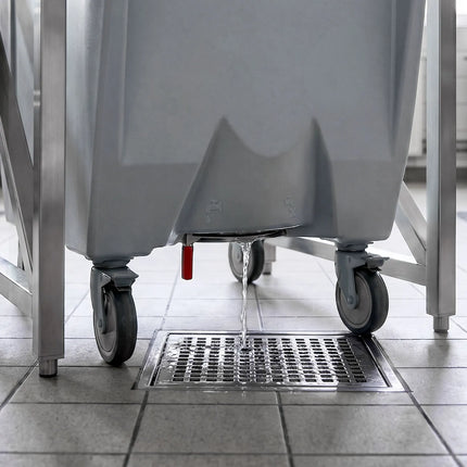 GGM Gastro Commercial Ice Storage Bin - 250kg - incl. Transport Trolley - for ice makers EWI212VHN, EWI403VHN, EWMI335, FEI220 & FEI220N