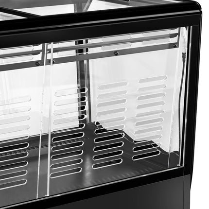 GGM Gastro Commercial Impulse Cooler - 730x450mm - 69 L - With 2 Sliding Glass Lids - For UK