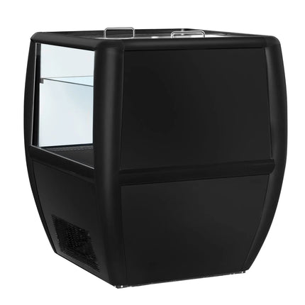 GGM Gastro Commercial Impulse Cooler - 772x833mm - 87 L - With Sliding Glass Lid - For UK