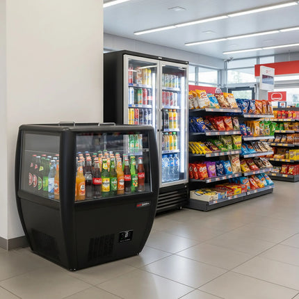 GGM Gastro Commercial Impulse Cooler - 772x833mm - 87 L - With Sliding Glass Lid - For UK
