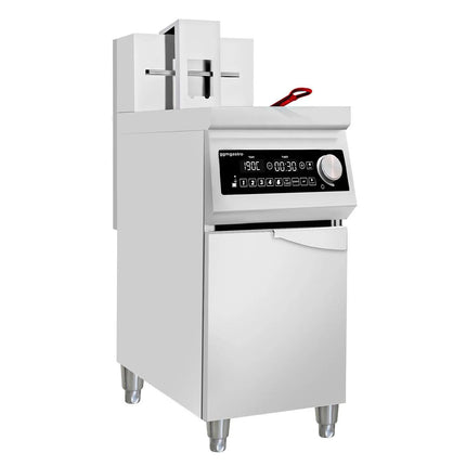 GGM Gastro Commercial Induction Fryer - 30 litres - 10kW - Electronic control - with automatic basket lift