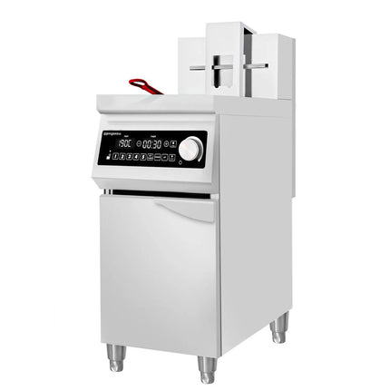 GGM Gastro Commercial Induction Fryer - 30 litres - 10kW - Electronic control - with automatic basket lift