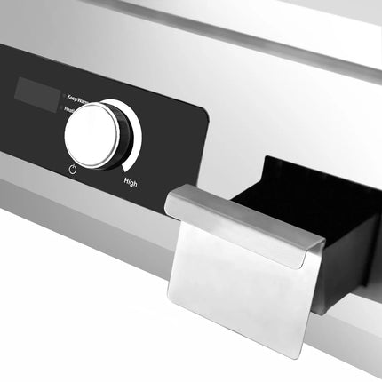 GGM Gastro Commercial Induction Griddle - with Digital Controls - 5.0kW - Smooth Plate - Cooking area: 360x240mm