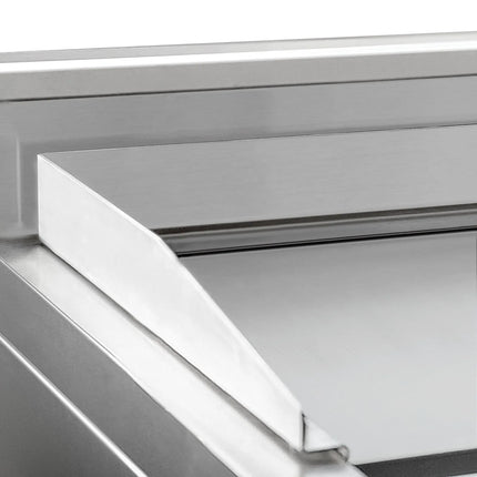 GGM Gastro Commercial Induction Griddle - with Digital Controls - 5.0kW - Smooth Plate - Cooking area: 360x240mm