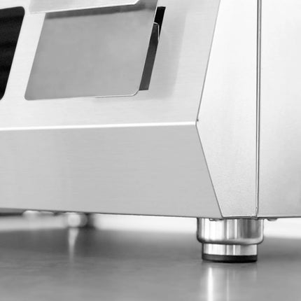 GGM Gastro Commercial Induction Griddle - with Digital Controls - 5.0kW - Smooth Plate - Cooking area: 360x240mm