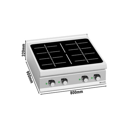 GGM Gastro Commercial Induction Hob - 28kW