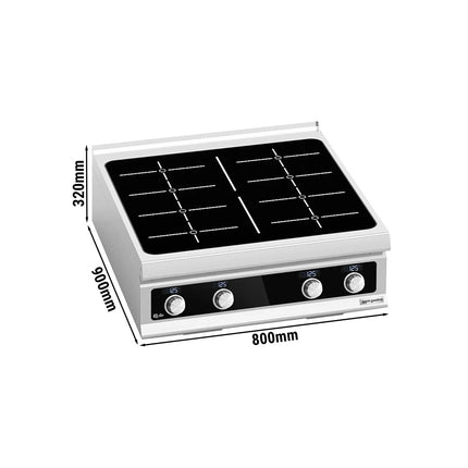 GGM Gastro Commercial Induction Hob - 28kW - Bflex Digital