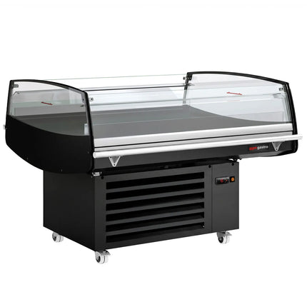 GGM Gastro Commercial Island Chiller - 1250x1058x1441mm - 230 Litres – tiltable display surface