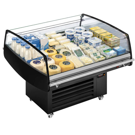 GGM Gastro Commercial Island Chiller - 1250x1058x1441mm - 230 Litres – tiltable display surface
