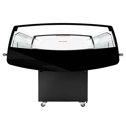 GGM Gastro Commercial Island Chiller - 1250x1058x1441mm - 230 Litres – tiltable display surface