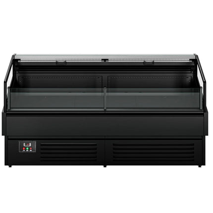 GGM Gastro Commercial Island Chiller - 1955x1063mm - 255 Litres - Open-Top - Black