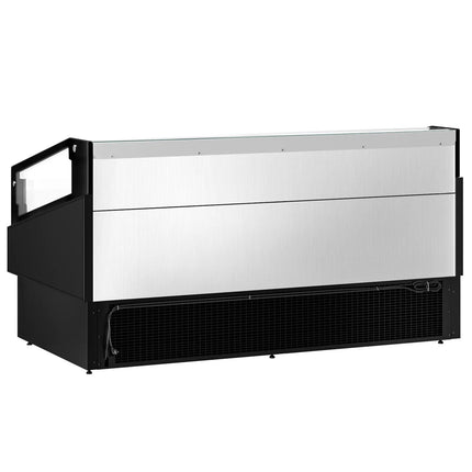 GGM Gastro Commercial Island Chiller - 1955x1063mm - 255 Litres - Open-Top - Black