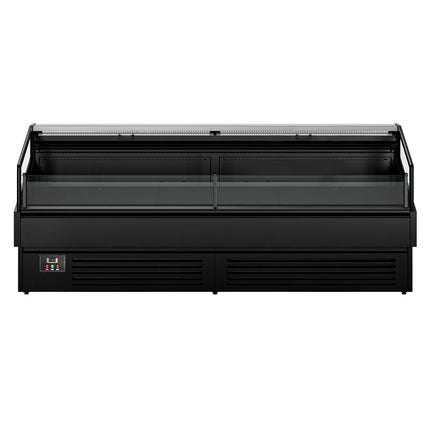 GGM Gastro Commercial Island Chiller - 2580x1063mm - 340 Litres - Open-Top - Black