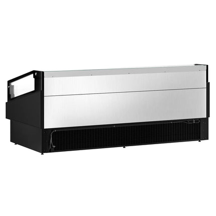 GGM Gastro Commercial Island Chiller - 2580x1063mm - 340 Litres - Open-Top - Black