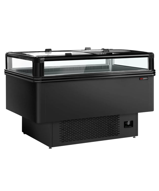 GGM Gastro Commercial Island Freezer - 1533x995mm - 260 Litres - Black