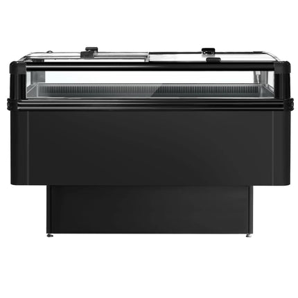 GGM Gastro Commercial Island Freezer - 1533x995mm - 260 Litres - Black