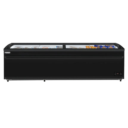 GGM Gastro Commercial Island Freezer - 2506x858mm - 594 Litres - Black